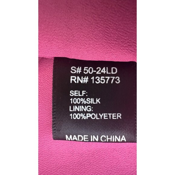 Etiquette Small Silk Print Strapless Dress Open Back - Picture 14 of 16